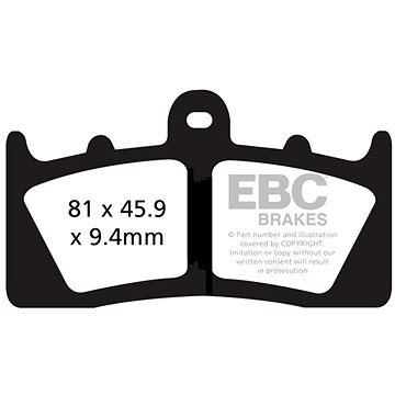 

EBC Brzdové destičky FA613HH