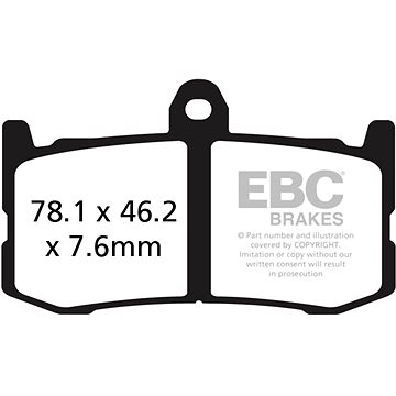

EBC Brzdové destičky FA491HH