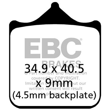 

EBC Brzdové destičky GPFAX604/4HH