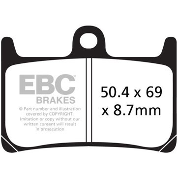 

EBC Brzdové destičky GPFAX380HH