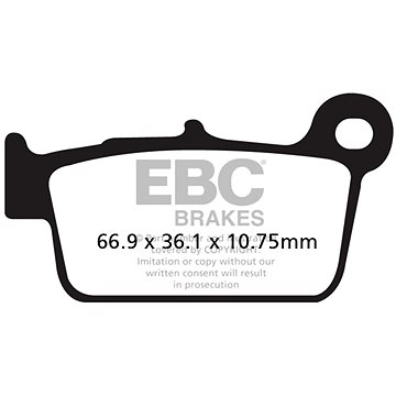 

EBC Brzdové destičky MXS367