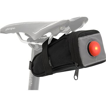 COMPASS Cyklotaška pod sedlo se zadním LED světlem - Brašna