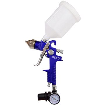 

GEKO Stříkací pistole HVLP 1,4mm max. 4bar + redukce s manometrem