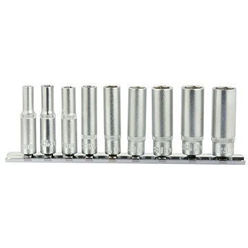 

GEKO Hlavice nástrčné prodloužené, sada 9ks, 5-13mm 1/4"