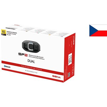 

SENA Bluetooth handsfree headset SF2 (dosah 0,8 km) (sada 2 jednotek)