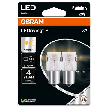 

OSRAM LEDriving SL P21W Žlutá 12V dva kusy v balení