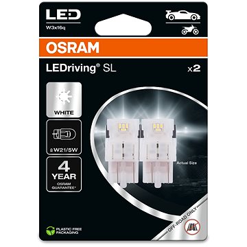 

OSRAM LEDriving SL W21/5W Studeně bílá 6000K 12V dva kusy v balení