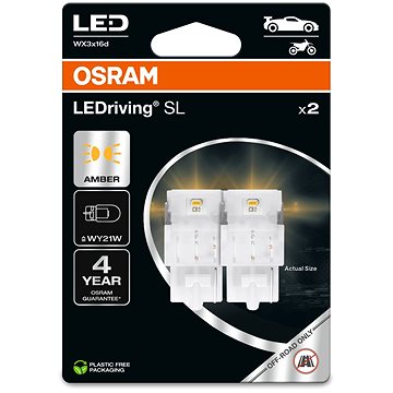 

OSRAM LEDriving SL WY21W Žlutá 12V dva kusy v balení