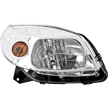 

ACI DACIA Sandero 08- přední světlo H4 (ovládané lankem+mechanisus) chromové P