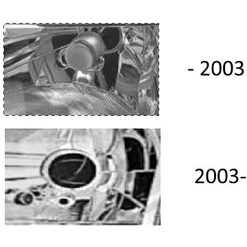 

ACI FORD FUSION 02- -12/02 přední světlo H4, bílý blikač (el.ovládané+motorek) P