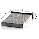 

MANN-FILTER CUK2316 pro vozy RENAULT
