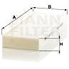 

MANN-FILTER CU26014-2 pro vozy PEUGEOT