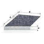 

MANN-FILTER CUK3461 pro vozy MERCEDES-BENZ