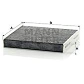 

MANN-FILTER CUK1919 pro vozy DAIHATSU;JAGUAR;LAND ROVER;LEXUS;SUBARU;TOYOTA