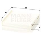 

MANN-FILTER CU22011 pro vozy DACIA;LADA;NISSAN;RENAULT