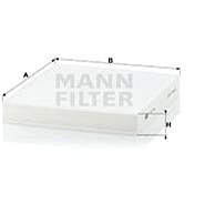 

MANN-FILTER CU2141 pro vozy CITROËN;FIAT;ISUZU;MITSUBISHI;PEUGEOT