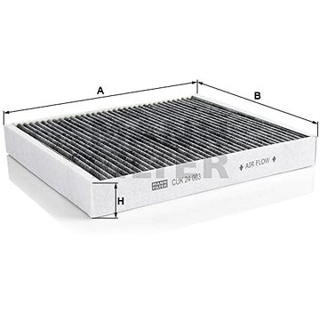 

MANN-FILTER CUK24003 pro vozy CADILLAC;OPEL;RENAULT