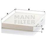 

MANN-FILTER CU2842 pro vozy AUDI;VW