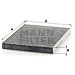 

MANN-FILTER CUK2882 pro vozy AUDI;SEAT;SKODA;VW