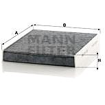 

MANN-FILTER CUK2533-2 pro vozy ALPINA;BMW;ROLLS-ROYCE
