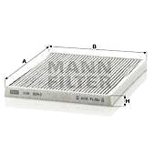 

MANN-FILTER CUK2243 pro vozy ABARTH;ALFA ROMEO;CITROËN;FIAT;OPEL;PEUGEOT