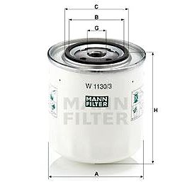 

MANN-FILTER W1130/3 pro vozy VOLVO