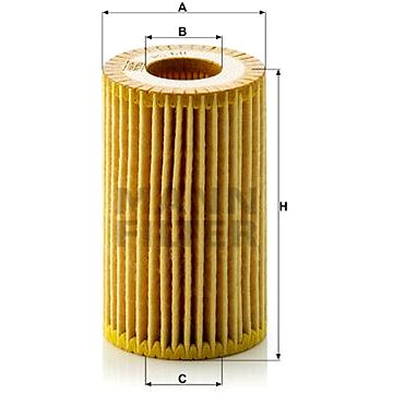 

MANN-FILTER HU611x pro vozy RENAULT