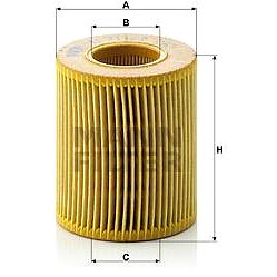 

MANN-FILTER HU711/2x pro vozy MAZDA