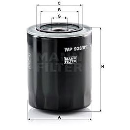

MANN-FILTER WP928/81 pro vozy KIA, MAZDA, MITSUBISHI