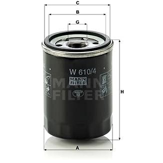 

MANN-FILTER W610/4 pro vozy INFINITI, NISSAN