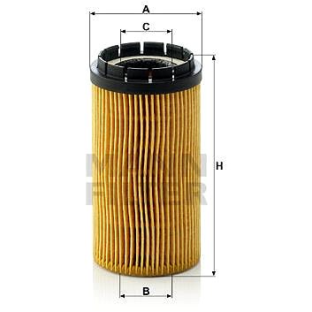 

MANN-FILTER HU718x pro vozy HYUNDAI, CHRYSLER, JEEP, KIA
