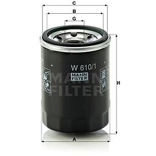 

MANN-FILTER W610/1 pro vozy FIAT, SUBARU, SUZUKI, VW