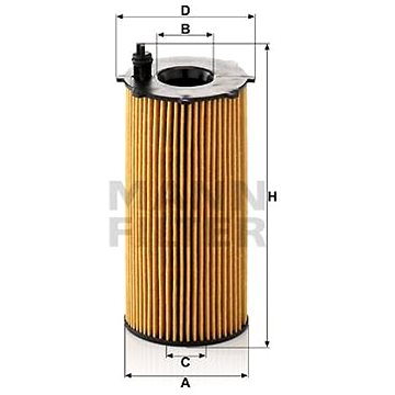

MANN-FILTER HU820/2x pro vozy DODGE, JEEP