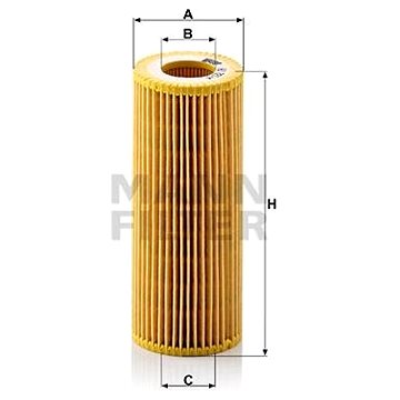 

MANN-FILTER HU721/4x pro vozy BMW