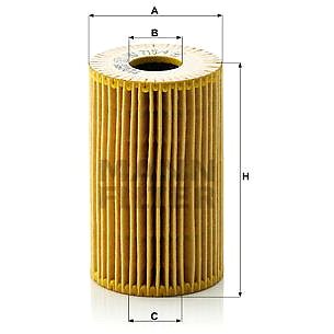 

MANN-FILTER HU715/4x pro vozy BERTONE, BMW