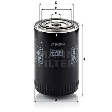 

MANN-FILTER W940/44 pro vozy AUDI, VW