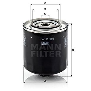 

MANN-FILTER W1130/1 pro vozy AUDI, VW