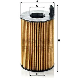 

MANN-FILTER HU8005z pro vozy AUDI, PORSCHE, VW