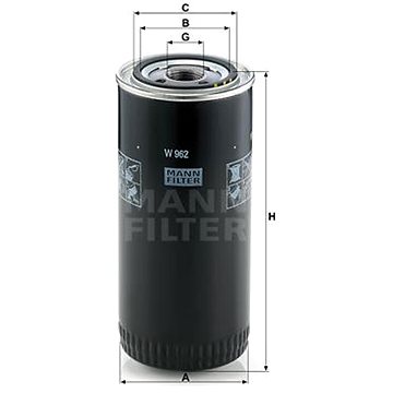 

MANN-FILTER W962 pro vozy ASTON MARTIN