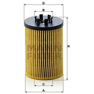 

MANN-FILTER HU715/5x pro vozy ALPINA, BMW, MORGAN