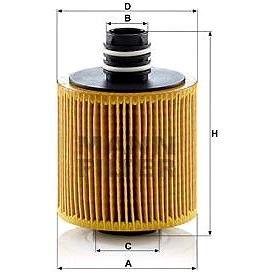 

MANN-FILTER HU8006z pro vozy ALFA ROMEO, FIAT, JEEP, LANCIA, OPEL, SUZUKI