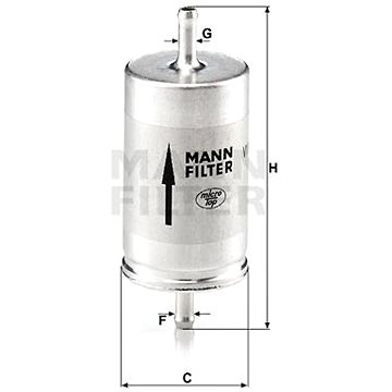 

MANN-FILTER WK410 pro vozy SKODA