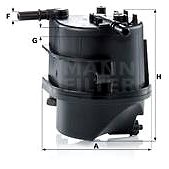 

MANN-FILTER WK939 pro vozy CITROËN;FORD;MAZDA;PEUGEOT;TOYOTA