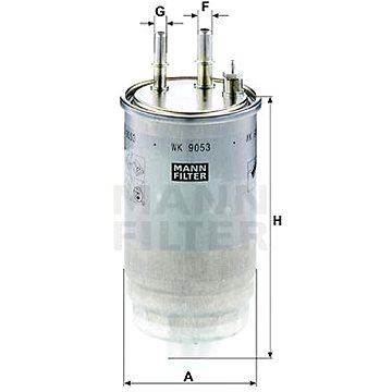 

MANN-FILTER WK9053z pro vozy CITROËN;FIAT;PEUGEOT