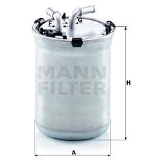 

MANN-FILTER WK823/2 pro vozy AUDI;SEAT;SKODA;VW