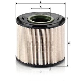 

MANN-FILTER PU1033x pro vozy AUDI;PORSCHE;VW