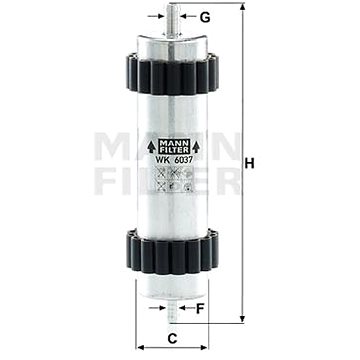 

MANN-FILTER WK6037 pro vozy AUDI