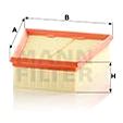 

MANN-FILTER C2512 pro vozy RENAULT