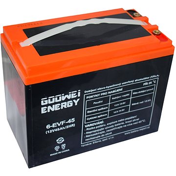 

GOOWEI ENERGY 6-EVF-45, baterie 12V, 45Ah, ELECTRIC VEHICLE