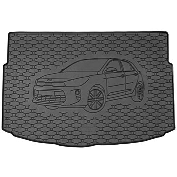 

ACI KIA Rio 17- gumová vložka černá do kufru s ilustrací vozu (spodní dno zavazadlového prostoru)